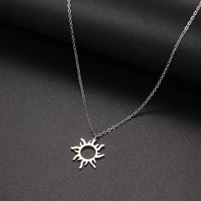 Ethnic Sun Necklace - Pendant